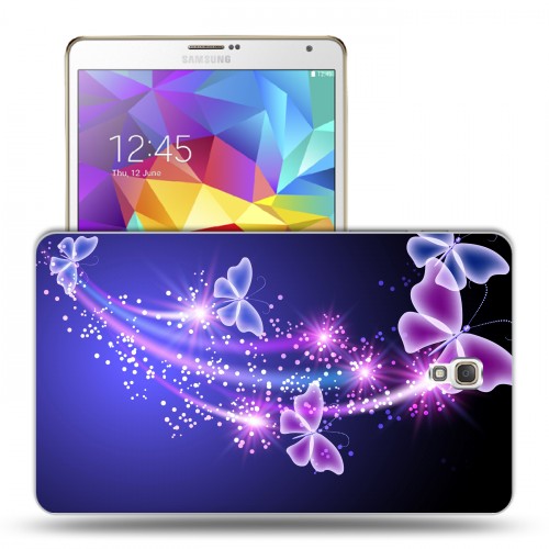 Дизайнерский силиконовый чехол для Samsung Galaxy Tab S 8.4 Бабочки