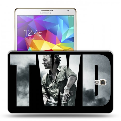 Дизайнерский силиконовый чехол для Samsung Galaxy Tab S 8.4 Ходячие Мертвецы