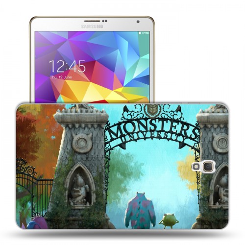 Дизайнерский силиконовый чехол для Samsung Galaxy Tab S 8.4 Корпорация монстров