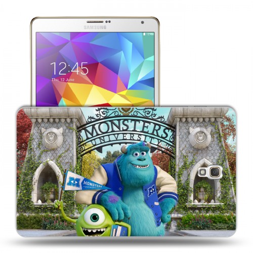 Дизайнерский силиконовый чехол для Samsung Galaxy Tab S 8.4 Корпорация монстров