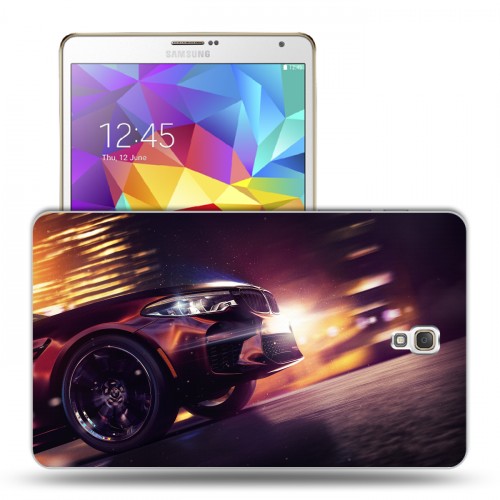 Дизайнерский силиконовый чехол для Samsung Galaxy Tab S 8.4 bmw