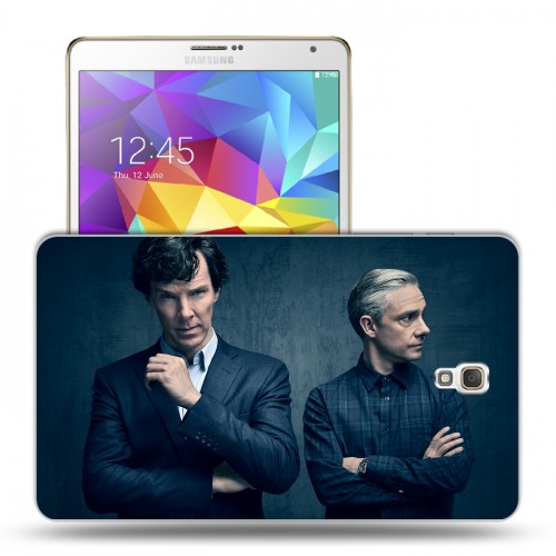 Дизайнерский силиконовый чехол для Samsung Galaxy Tab S 8.4 Шерлок