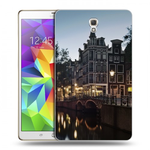 Дизайнерский силиконовый чехол для Samsung Galaxy Tab S 8.4 амстердам