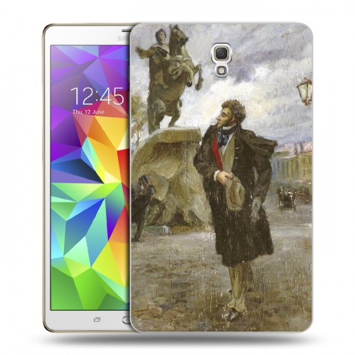 Дизайнерский силиконовый чехол для Samsung Galaxy Tab S 8.4 Пушкин