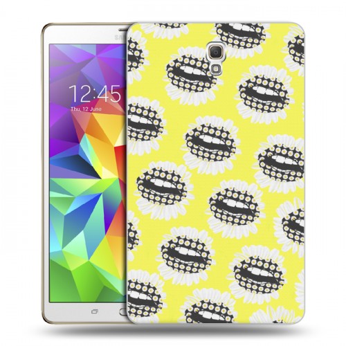 Дизайнерский силиконовый чехол для Samsung Galaxy Tab S 8.4 Ромашковый мир