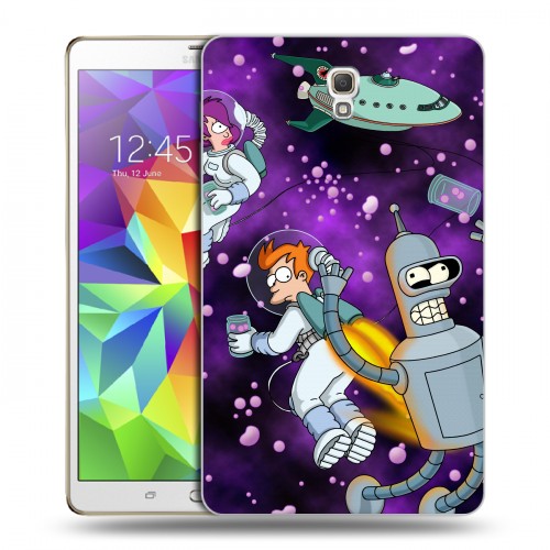 Дизайнерский силиконовый чехол для Samsung Galaxy Tab S 8.4 футурама