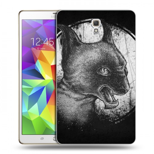 Дизайнерский силиконовый чехол для Samsung Galaxy Tab S 8.4 Мистические кошки
