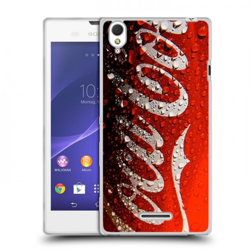 Дизайнерский пластиковый чехол для Sony Xperia T3 Coca-cola