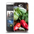 Дизайнерский пластиковый чехол для HTC Desire 616 Овощи