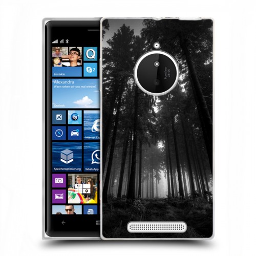 Дизайнерский пластиковый чехол для Nokia Lumia 830 лес