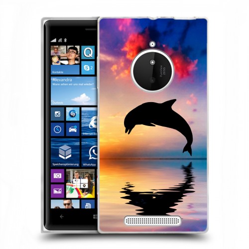 Дизайнерский пластиковый чехол для Nokia Lumia 830 Закат