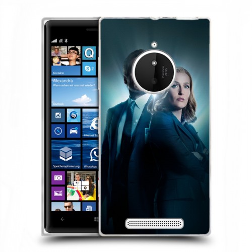 Дизайнерский пластиковый чехол для Nokia Lumia 830 Секретные материалы