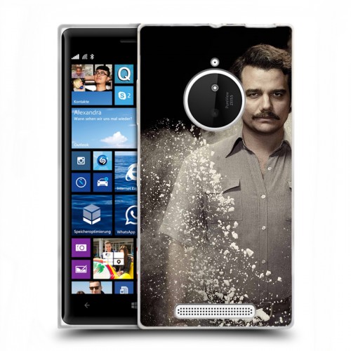 Дизайнерский пластиковый чехол для Nokia Lumia 830 Нарко