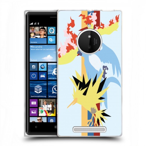 Дизайнерский пластиковый чехол для Nokia Lumia 830 Покемоны