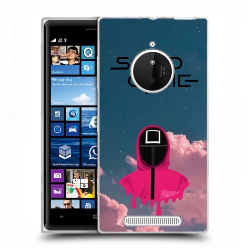 Дизайнерский пластиковый чехол для Nokia Lumia 830 Игра в кальмара