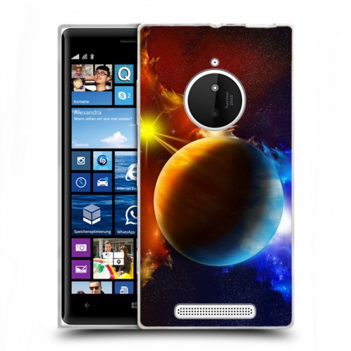 Дизайнерский пластиковый чехол для Nokia Lumia 830 Планеты