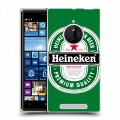 Дизайнерский пластиковый чехол для Nokia Lumia 830 Heineken