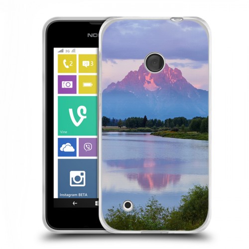 Дизайнерский пластиковый чехол для Nokia Lumia 530 озеро
