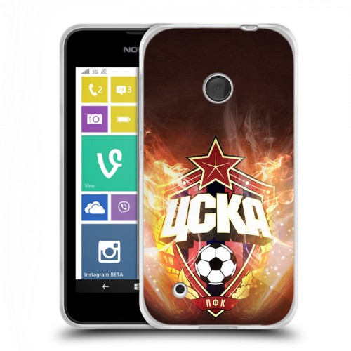 Дизайнерский пластиковый чехол для Nokia Lumia 530 ЦСКА