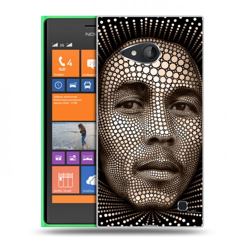 Дизайнерский пластиковый чехол для Nokia Lumia 730/735 Боб Марли
