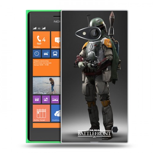 Дизайнерский пластиковый чехол для Nokia Lumia 730/735 Star Wars Battlefront