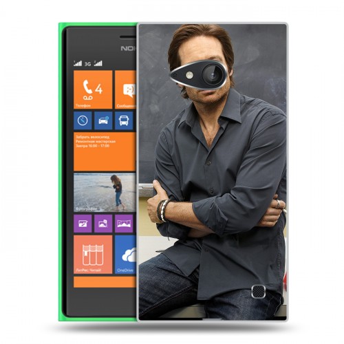Дизайнерский пластиковый чехол для Nokia Lumia 730/735 Блудливая калифорния
