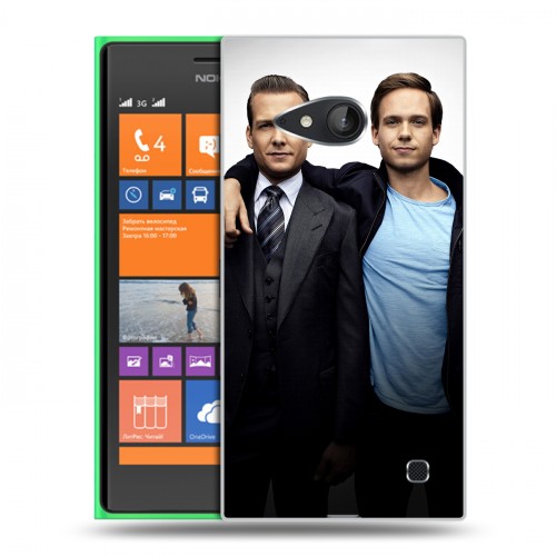 Дизайнерский пластиковый чехол для Nokia Lumia 730/735 Форс - мажоры