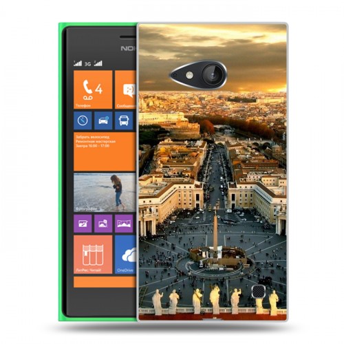 Дизайнерский пластиковый чехол для Nokia Lumia 730/735 рим