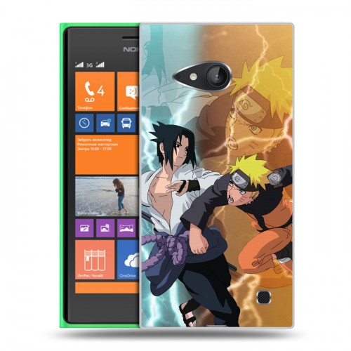 Дизайнерский пластиковый чехол для Nokia Lumia 730/735 Наруто
