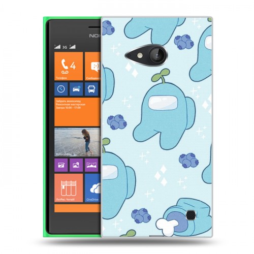 Дизайнерский пластиковый чехол для Nokia Lumia 730/735 Among Us