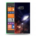 Дизайнерский пластиковый чехол для Nokia Lumia 730/735 Галактика