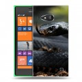 Дизайнерский пластиковый чехол для Nokia Lumia 730/735 Змеи