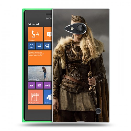 Дизайнерский пластиковый чехол для Nokia Lumia 730/735 Викинги
