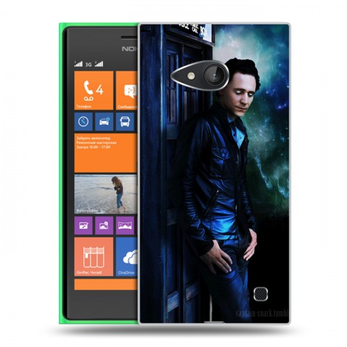 Дизайнерский пластиковый чехол для Nokia Lumia 730/735 Доктор кто