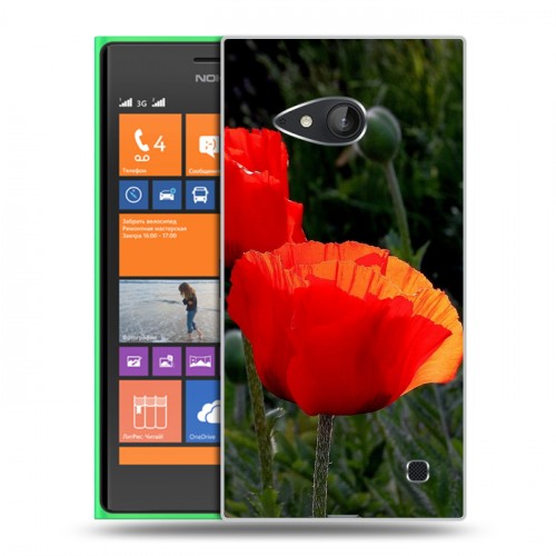 Дизайнерский пластиковый чехол для Nokia Lumia 730/735 Мак