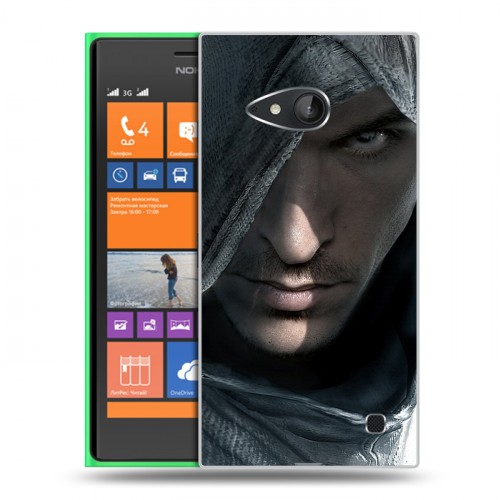 Дизайнерский пластиковый чехол для Nokia Lumia 730/735 Assassins Creed