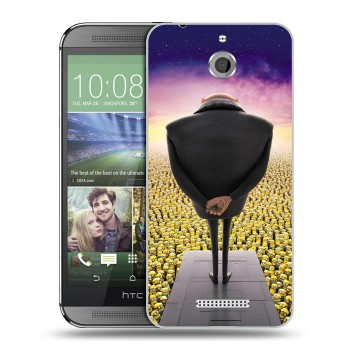 Дизайнерский силиконовый чехол для HTC Desire 510 Миньоны (на заказ)