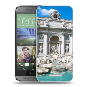 Дизайнерский силиконовый чехол для HTC Desire 510 рим (на заказ)