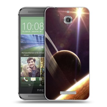 Дизайнерский силиконовый чехол для HTC Desire 510 Планеты (на заказ)