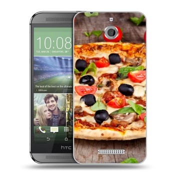 Дизайнерский силиконовый чехол для HTC Desire 510 Пицца (на заказ)