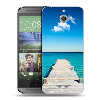 Дизайнерский силиконовый чехол для HTC Desire 510 Пляж (на заказ)