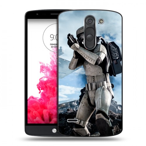 Дизайнерский пластиковый чехол для LG G3 Stylus Star Wars Battlefront