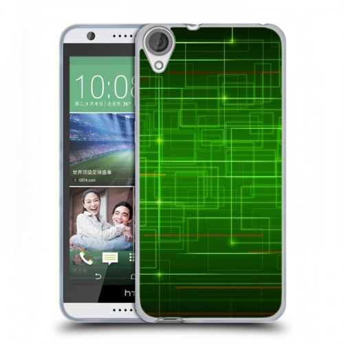 Дизайнерский силиконовый чехол для HTC Desire 820 Абстракции Сетка