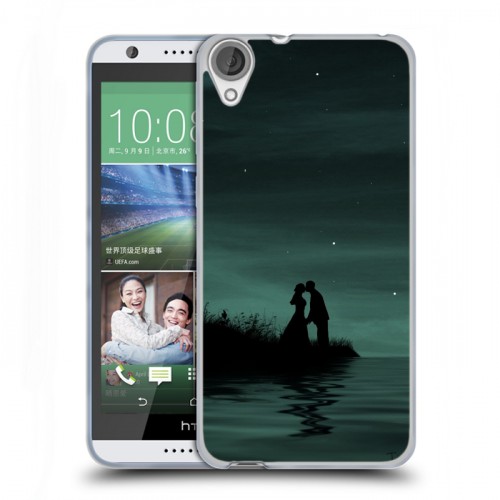 Дизайнерский силиконовый чехол для HTC Desire 820 Луна