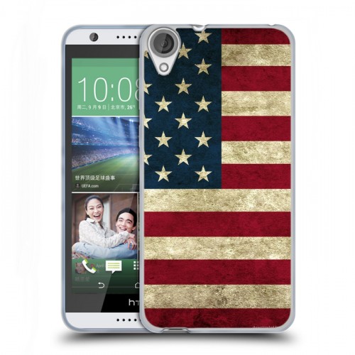 Дизайнерский силиконовый чехол для HTC Desire 820 Флаг США