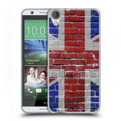Дизайнерский силиконовый чехол для HTC Desire 820 Флаг Британии