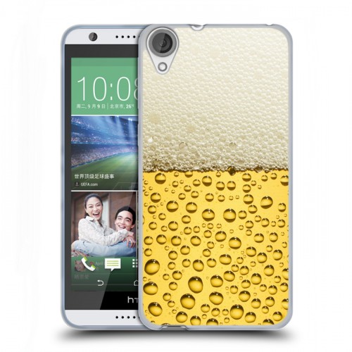 Дизайнерский силиконовый чехол для HTC Desire 820 Пузырьки пива