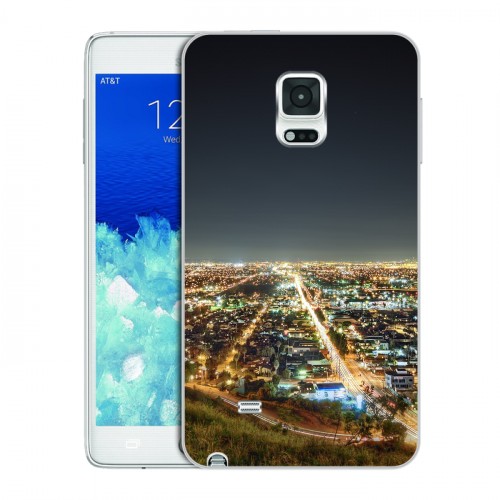 Дизайнерский пластиковый чехол для Samsung Galaxy Note Edge Лос-Анджелес