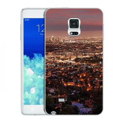 Дизайнерский пластиковый чехол для Samsung Galaxy Note Edge Лос-Анджелес