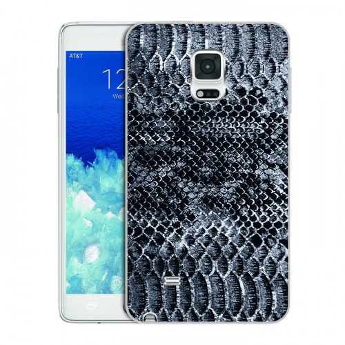Дизайнерский пластиковый чехол для Samsung Galaxy Note Edge Кожа змей